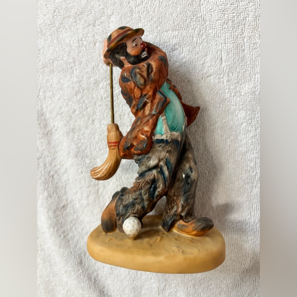 The Original Emmett Kelly Circus Collection Golf Fore Clown 823 DGC 1986 Vtg
